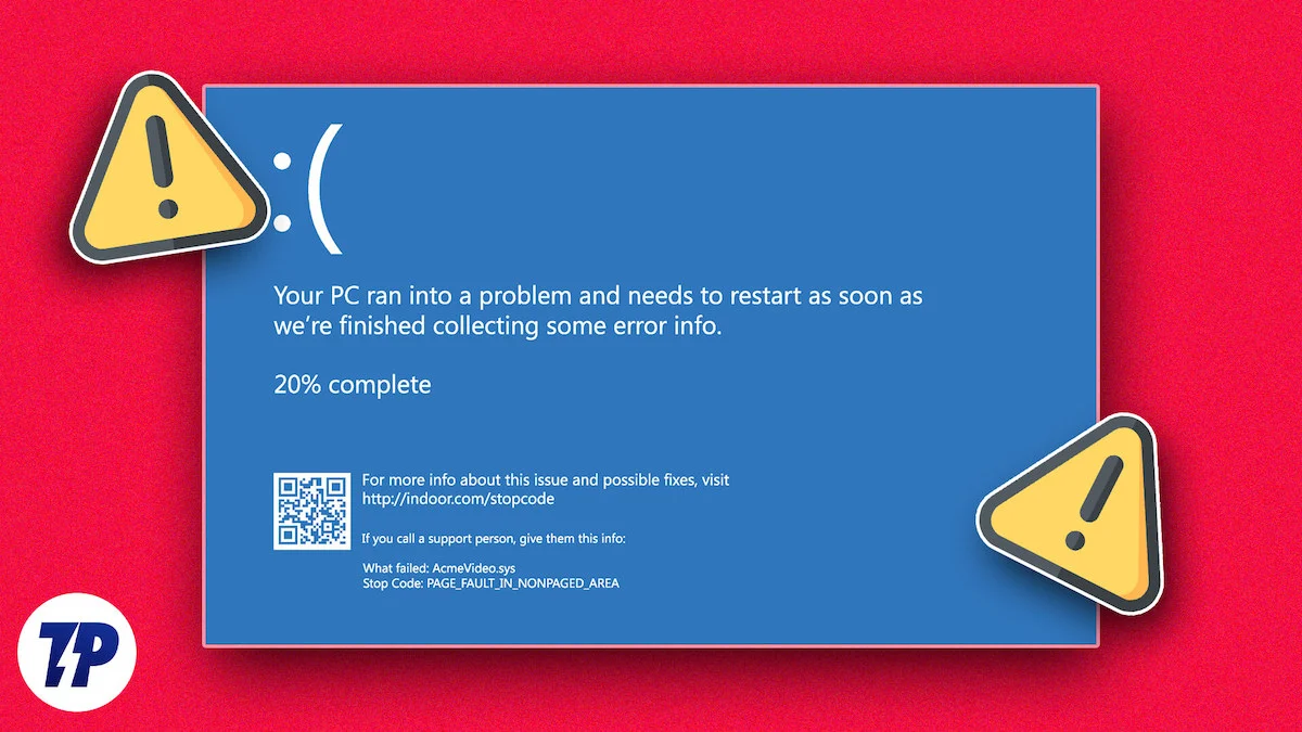 page fault in nonpaged area