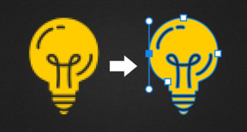 Esta función en Photoshop le permite convertir ráster a vector con solo un control deslizante