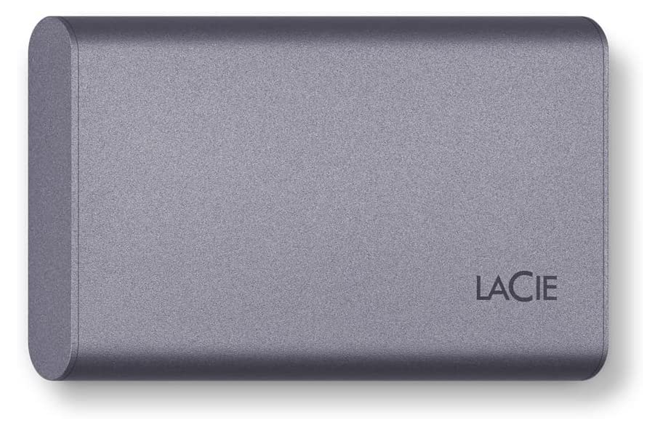 Безопасный мобильный твердотельный накопитель LaCie емкостью 2 ТБ