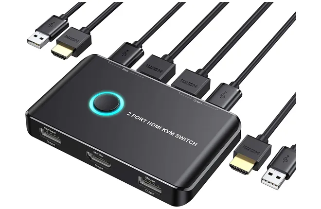 KVM-переключатель Ablewe с USB и HDMI