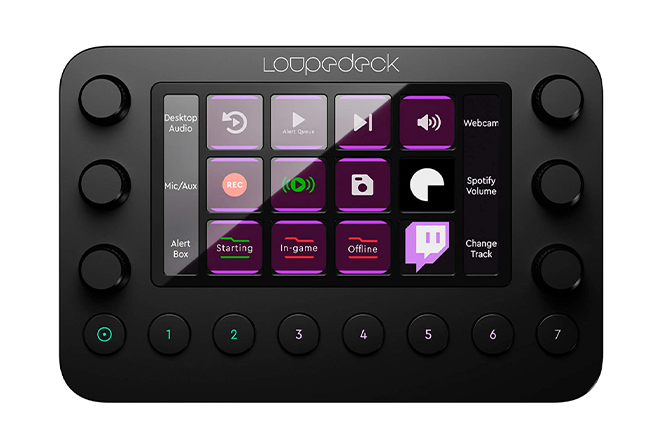 Plate-forme de diffusion en direct Loupedeck