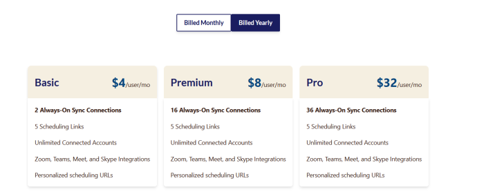 ราคา CalendarBridge
