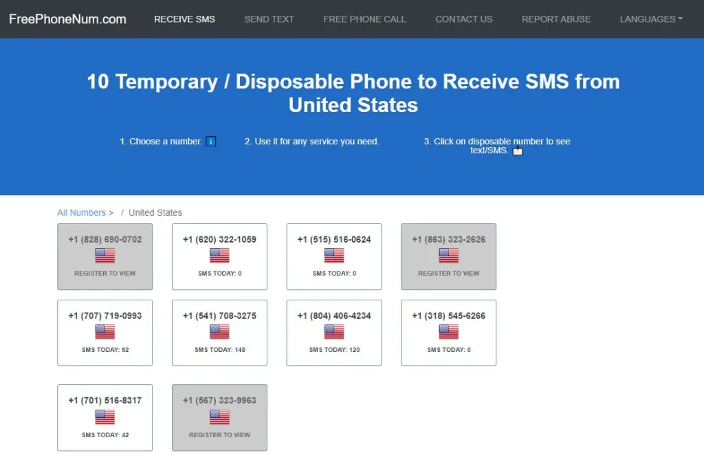 UI GratisPhoneNum.com