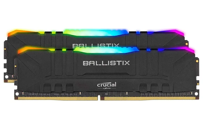RGB มาตรฐาน Ballistix ที่สำคัญ