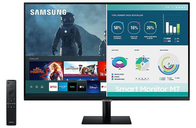 Inteligentny monitor Samsung M7 o przekątnej 32 cali