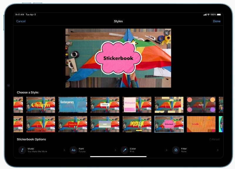 imovie on ipad