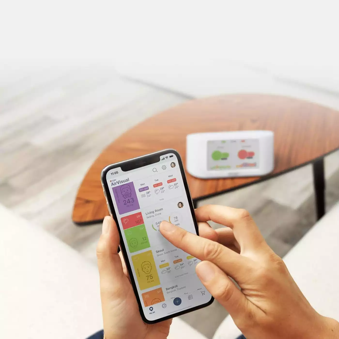 aplikasi cuaca terbaik untuk android dan ios 18 Iqair airvisual