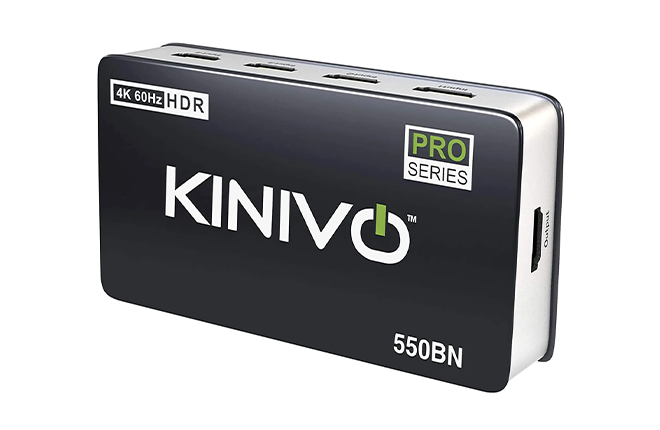 Conmutador HDMI Kinivo 4K HDR