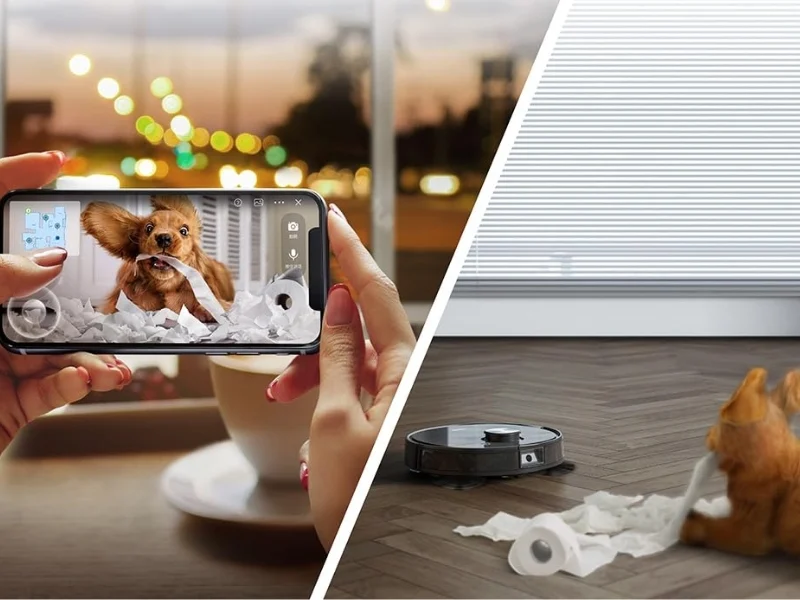 مكنسة كهربائية روبوتية للمراقبة robot vacuums can monitor your home environment and alert you of any issues