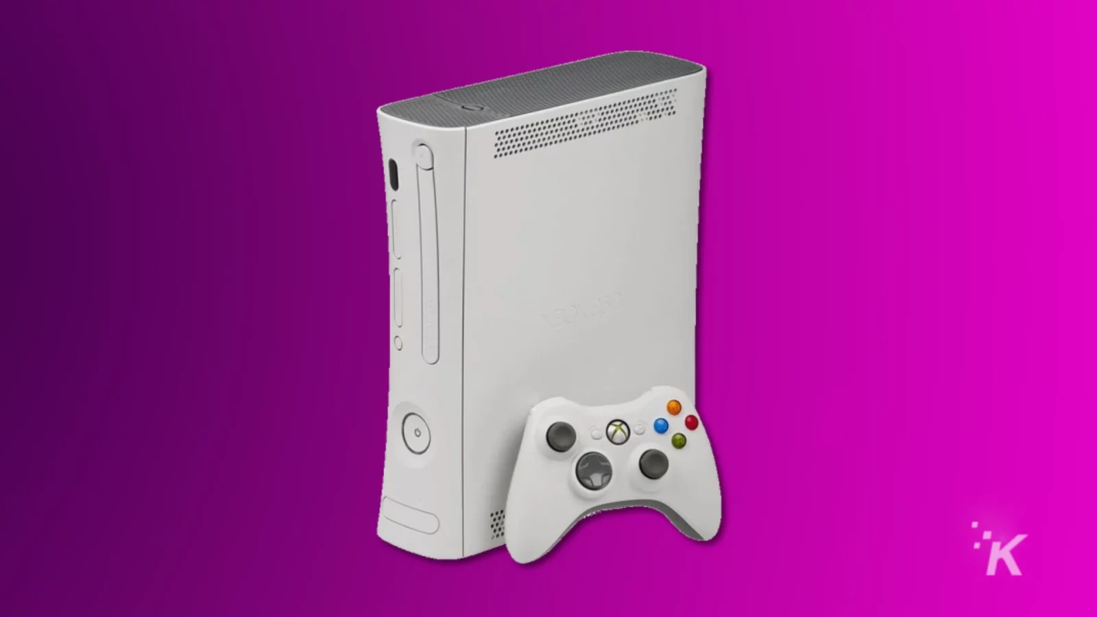 quanto vale una xbox 360? 5 Xbox 360 20gb and controller on a purple background