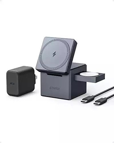 Penjualan satu hari Amazon memangkas harga perlengkapan pengisian daya anker 7 Magsafe charger, anker 3-in-1 cube