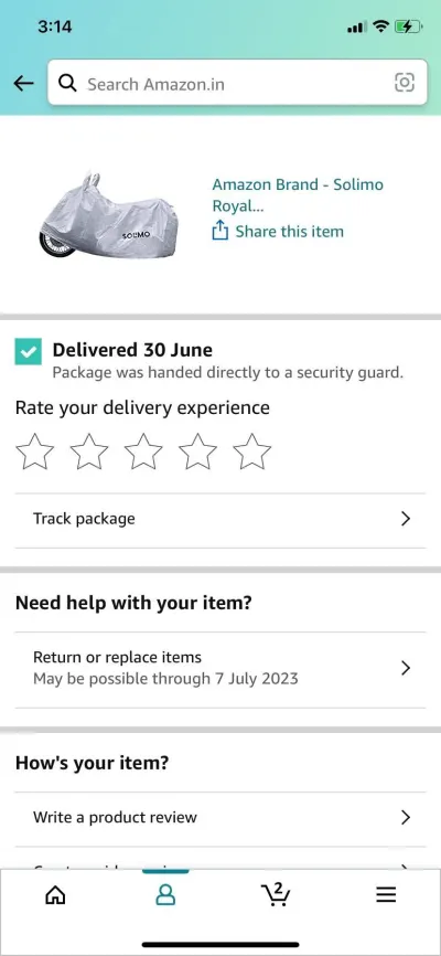 Amazonで注文した商品の返品・交換
