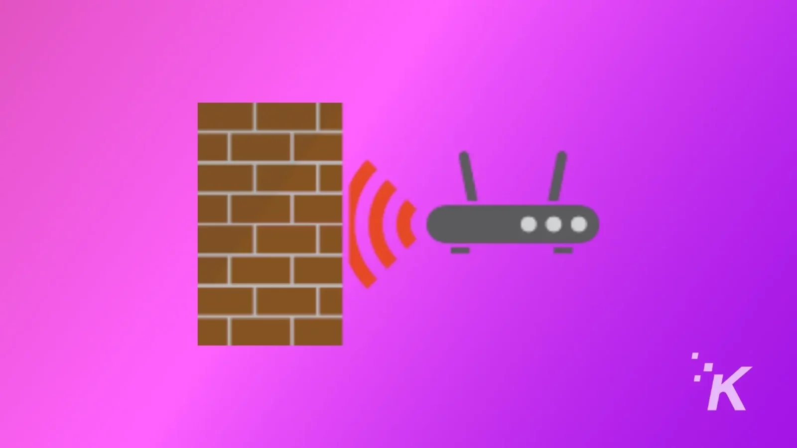 masalah wi-fi kamera berkedip - perbaikan cepat Wi-fi router and the blocks interference image on the background