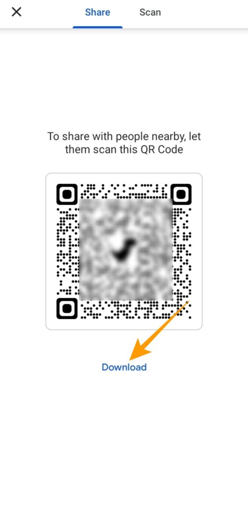 Código QR disponível para download