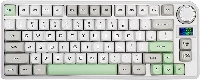 th80-x ist eine skurrile mechanische Tastatur mit anpassbarem Bildschirm Epomaker th80-x mechanical keyboard