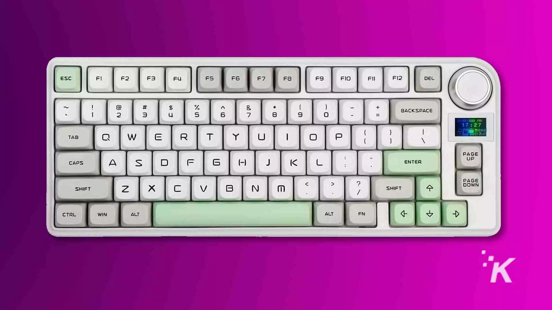 th80-x ist eine skurrile mechanische Tastatur mit anpassbarem Bildschirm Epomaker th80-x mechanical keyboard