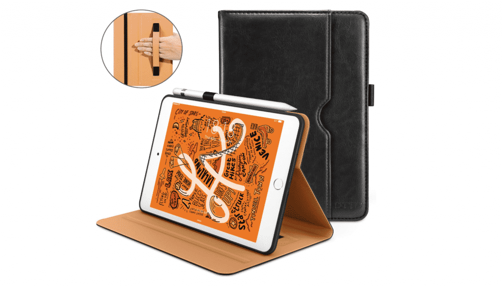 DTTO 出品的 iPad Mini 5 保護殼，採用優質皮革
