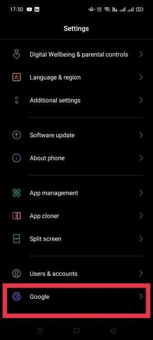 Pengaturan Android