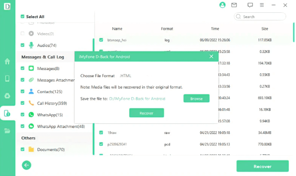 recuperar aplicaciones en android