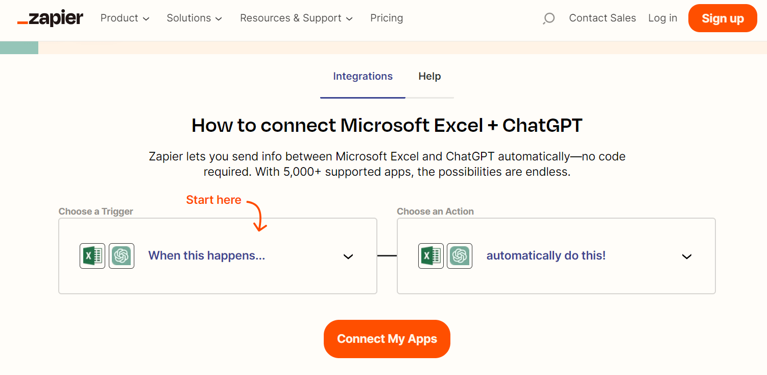 Integre ChatGPT Excel