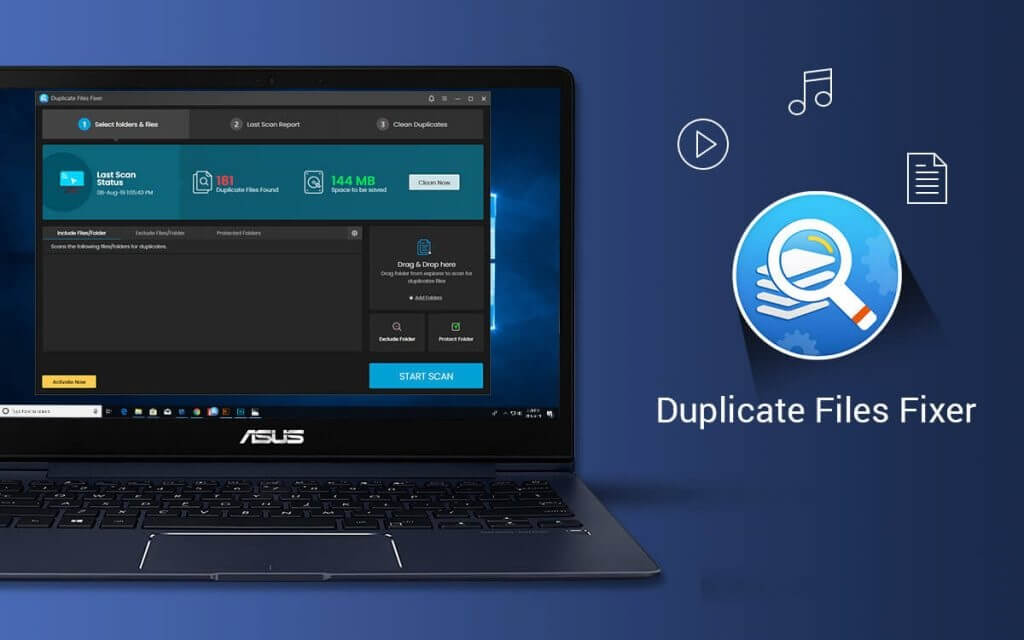 cubierta reparadora de archivos duplicados