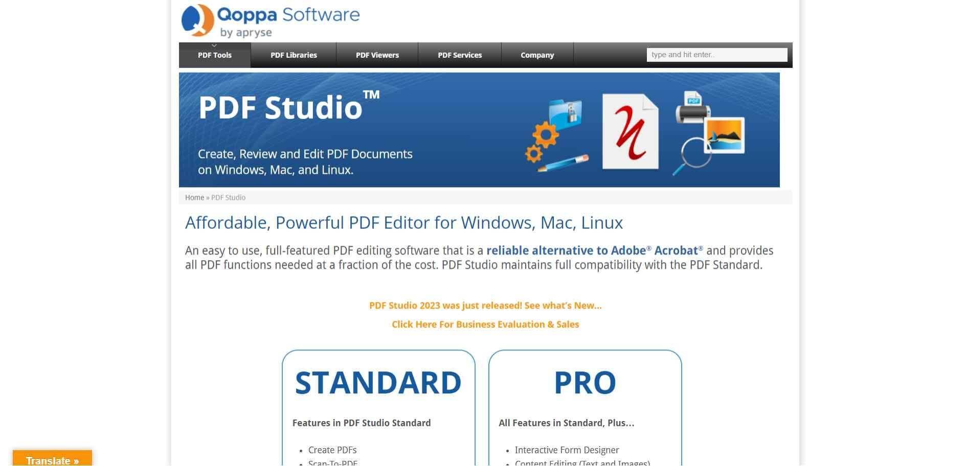 โปรแกรมแก้ไข PDF Qoppa PDF Studio
