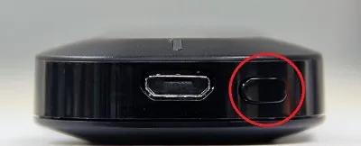 Chromecastのリセットボタン