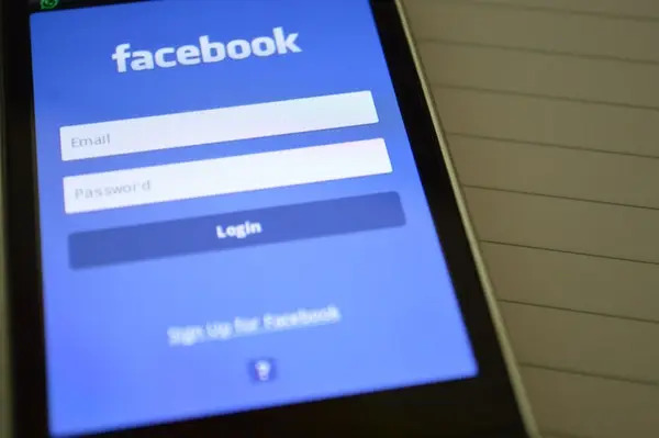 Facebook-Anmeldeportal für Mobilgeräte