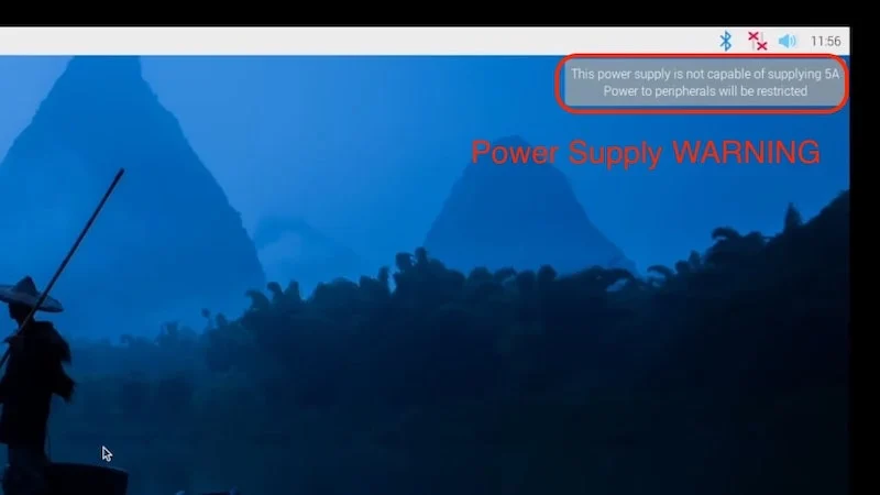 樹莓派電源安培警告 raspberry pi power ampere warning