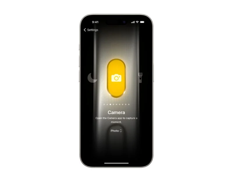 action button settings on iphone 