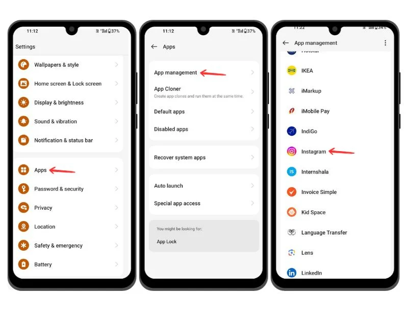 how to clear instagram cache on android 1