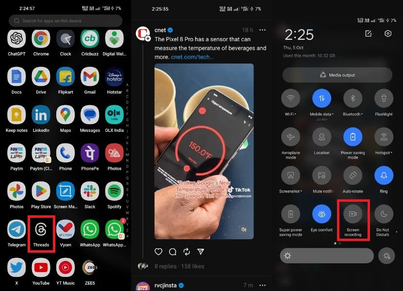 screen recording