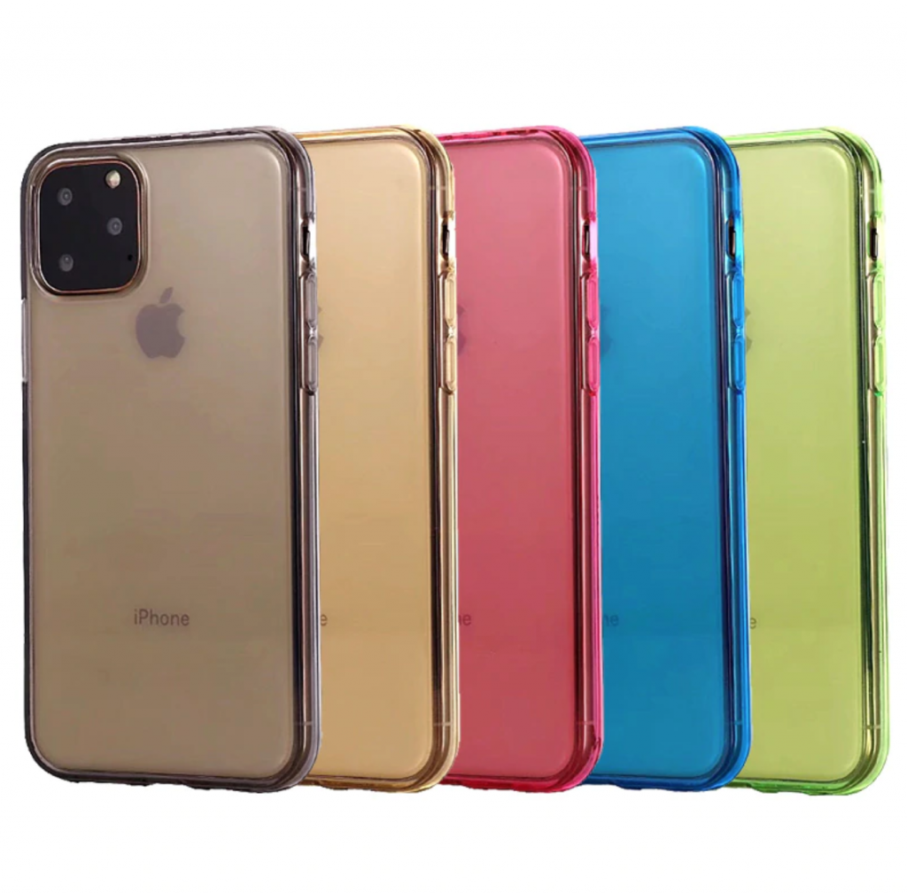 Fundas Comanke de Silicona Color Caramelo Transparente para iPhone 11