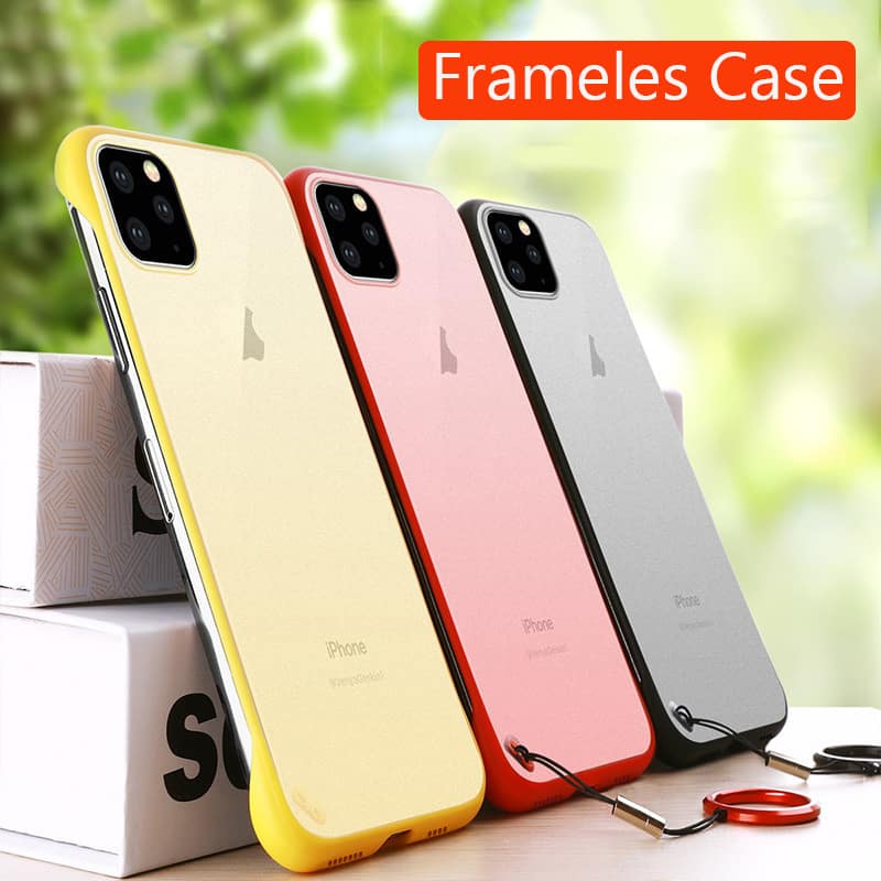 Casing Belakang Keras Slim Matte Tanpa Bingkai untuk iPhone 11