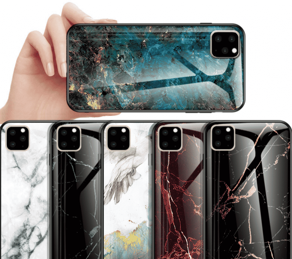 KEYSION iPhone 11 大理石钢化玻璃保护壳