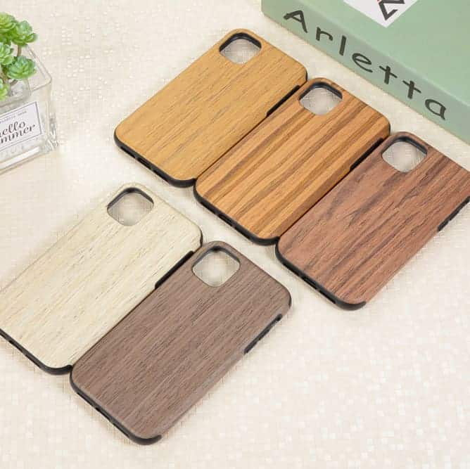 RainMan Retro Wood Case for iPhone 11