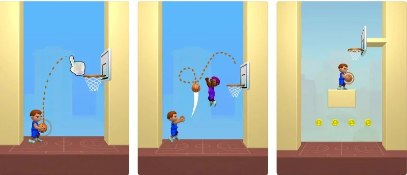 doodle-dunk-game on ipad
