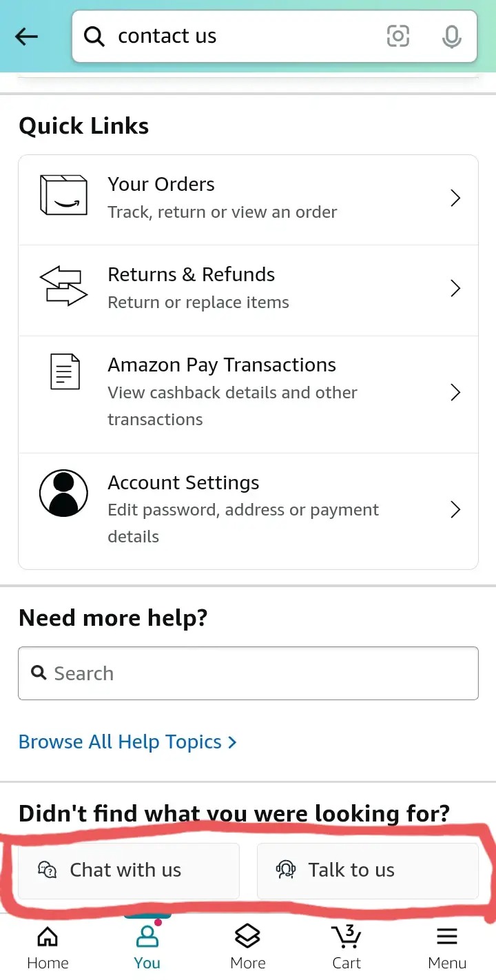 Parlez-nous de l'application Amazon