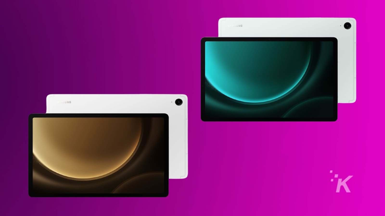 Durchgesickerte Bilder des Samsung Galaxy Tab S9 Fe in Silber und Mint