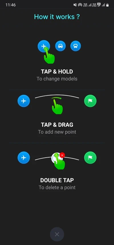 best apps to create awesome animated travel route map