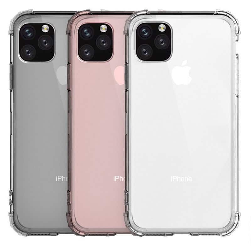 Capa transparente resistente para iPhone 11, iPhone 11 Pro e iPhone 11 Pro Max