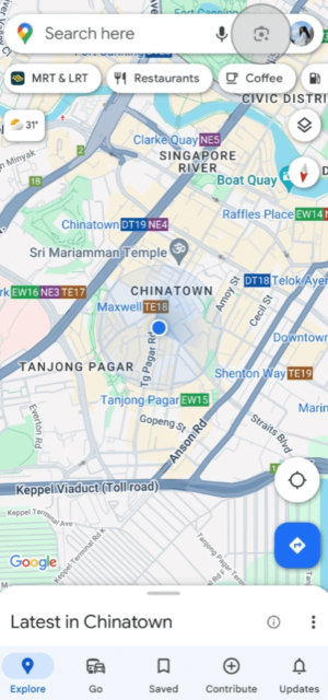 Google地圖首頁