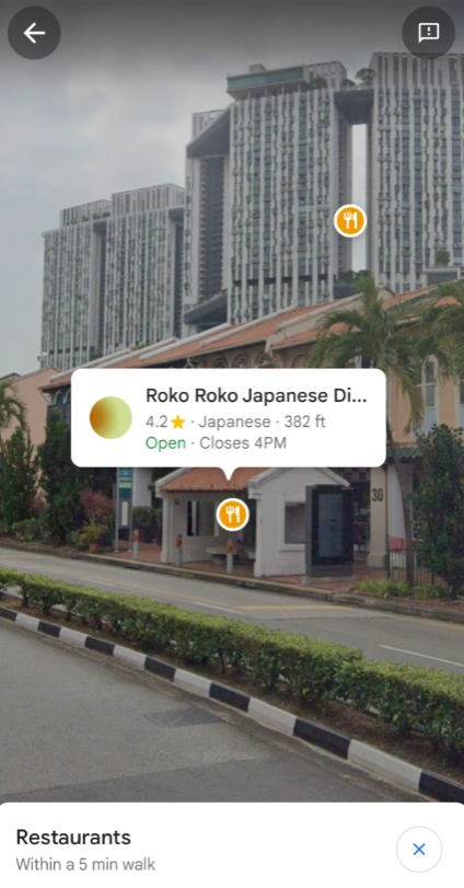 Google 地圖中的鏡頭