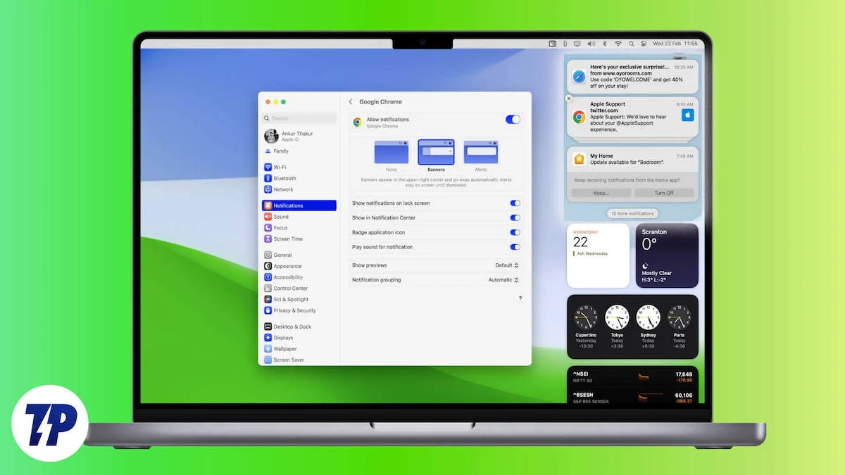 how to clear all notifications on mac