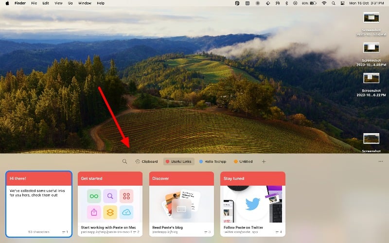 paste app access all your links
