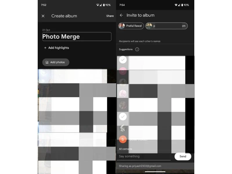 merging google accounts using shared albums 2