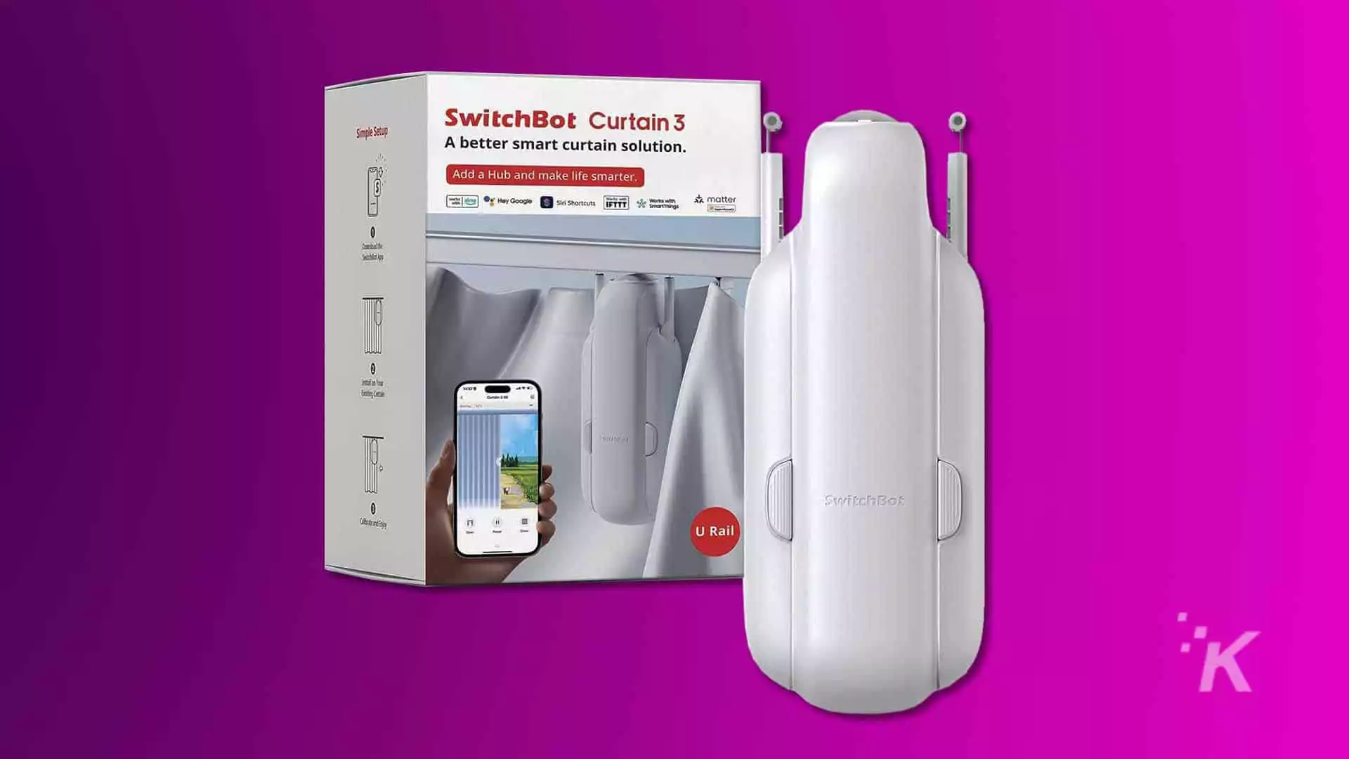 switchbot のカーテン 3 は以前よりも強力かつ静かになりました Switchbot curtain 3