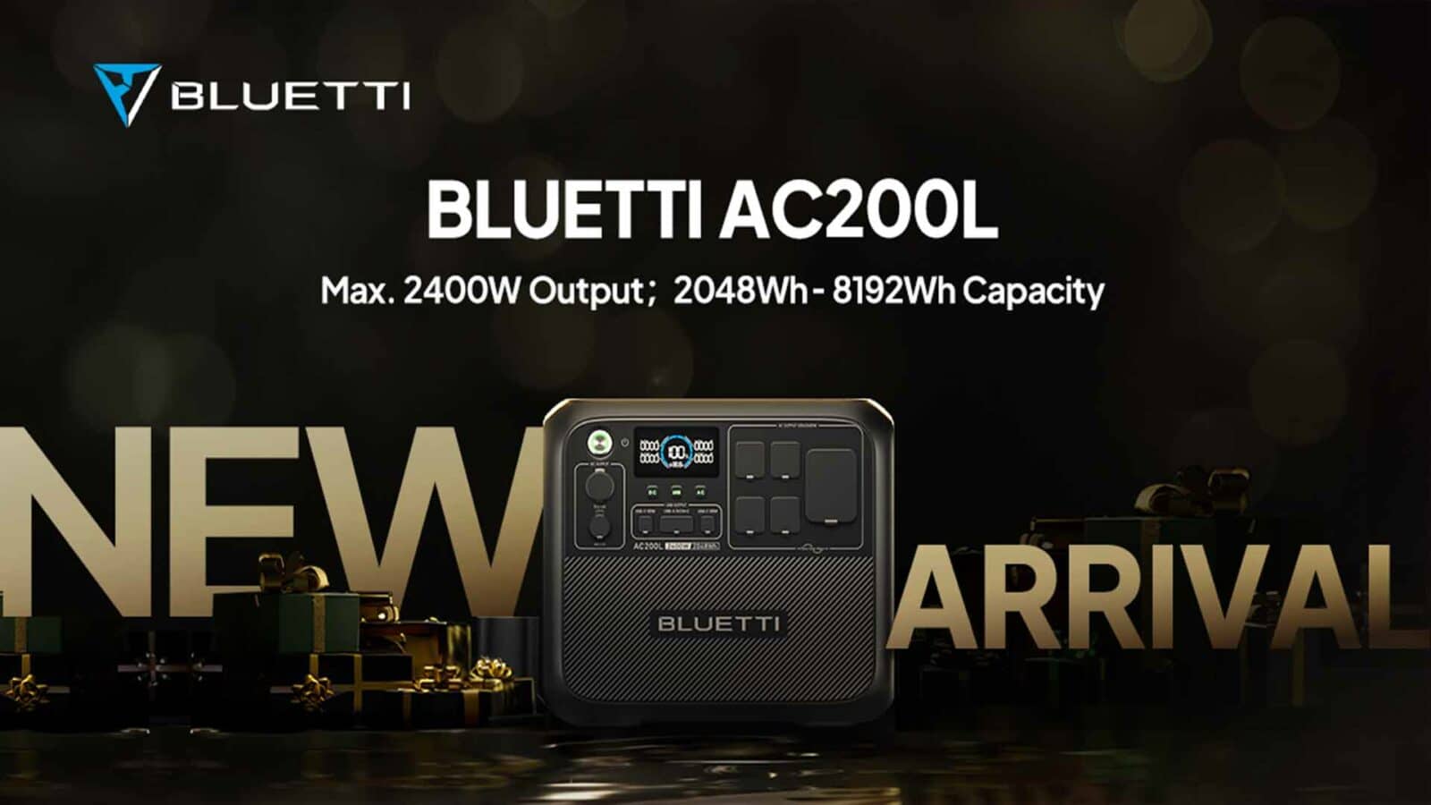 最大出力2400w、容量8192whのbluetti ac200lの新モデルが登場しました。