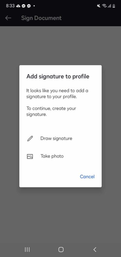 Signaturerstellung DocuSign