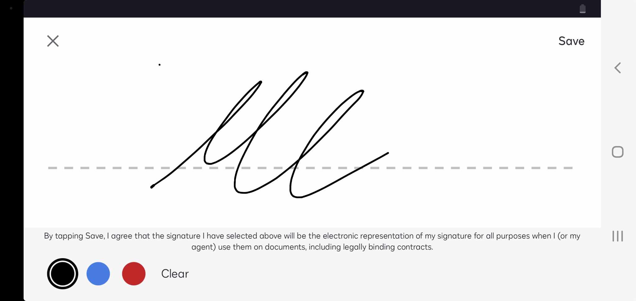 DocuSign สร้างลายเซ็น